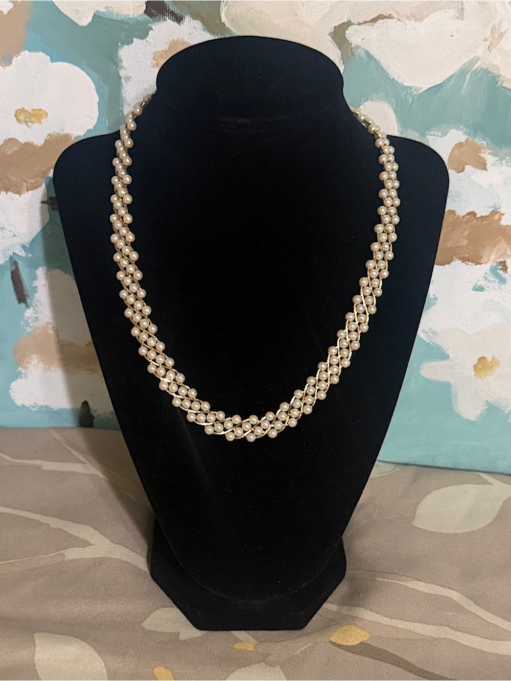 Vintage Trifari Pearl Necklace